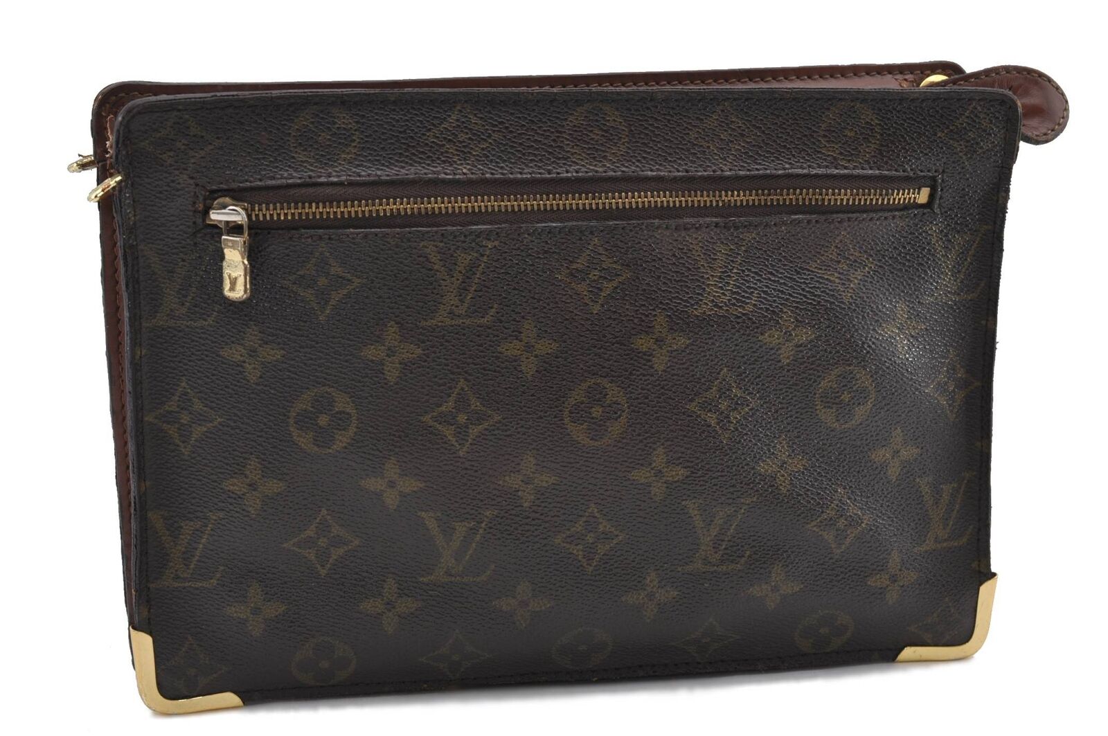 Authentic LOUIS VUITTON Monogram Enghien Shoulder Cross Bag M51205 LV Junk 7917B