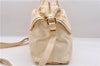 Authentic FENDI Vintage 2Way Shoulder Hand Bag Leather Ivory 7920C