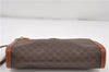 Authentic CELINE Macadam Blason Pattern Clutch Hand Bag PVC Leather Brown 7920D