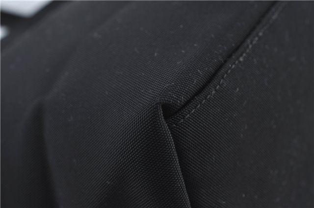 Authentic GUCCI Shoulder Tote Bag Purse Nylon Leather 0021076 Black 7924B