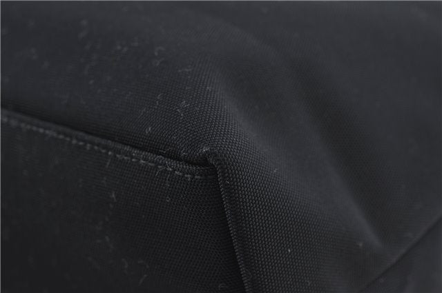 Authentic GUCCI Shoulder Tote Bag Purse Nylon Leather 0021076 Black 7924B