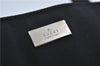 Authentic GUCCI Shoulder Tote Bag Purse Nylon Leather 0021076 Black 7924B