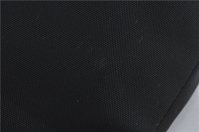 Authentic GUCCI Shoulder Tote Bag Purse Nylon Leather 0021076 Black 7924B