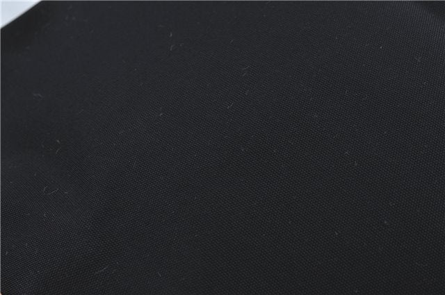 Authentic GUCCI Shoulder Tote Bag Purse Nylon Leather 0021076 Black 7924B