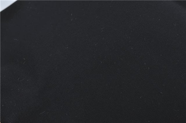 Authentic GUCCI Shoulder Tote Bag Purse Nylon Leather 0021076 Black 7924B