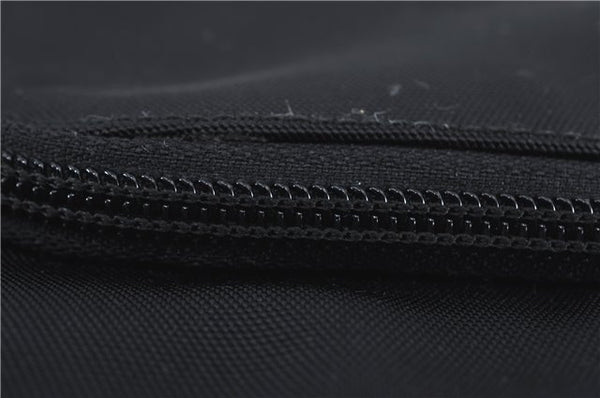 Authentic GUCCI Shoulder Tote Bag Purse Nylon Leather 0021076 Black 7924B