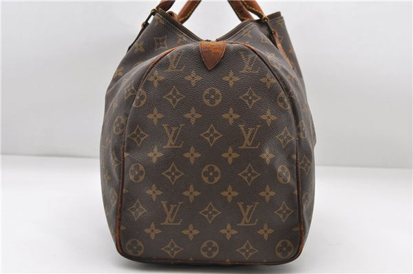 Authentic Louis Vuitton Monogram Speedy 40 Hand Boston Bag M41522 LV Junk 7924D