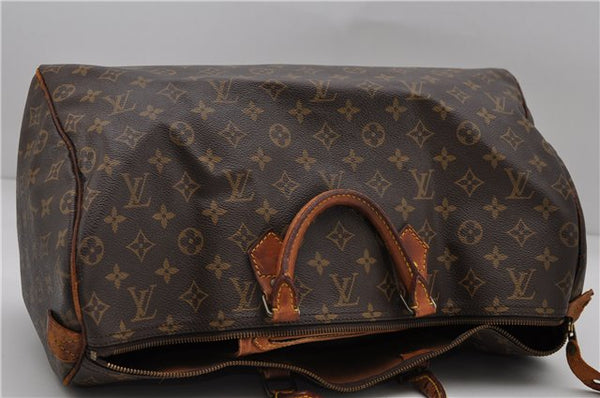 Authentic Louis Vuitton Monogram Speedy 40 Hand Boston Bag M41522 LV Junk 7924D