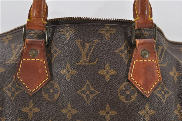 Authentic Louis Vuitton Monogram Speedy 40 Hand Boston Bag M41522 LV Junk 7924D