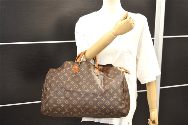 Authentic Louis Vuitton Monogram Speedy 40 Hand Boston Bag M41522 LV Junk 7924D