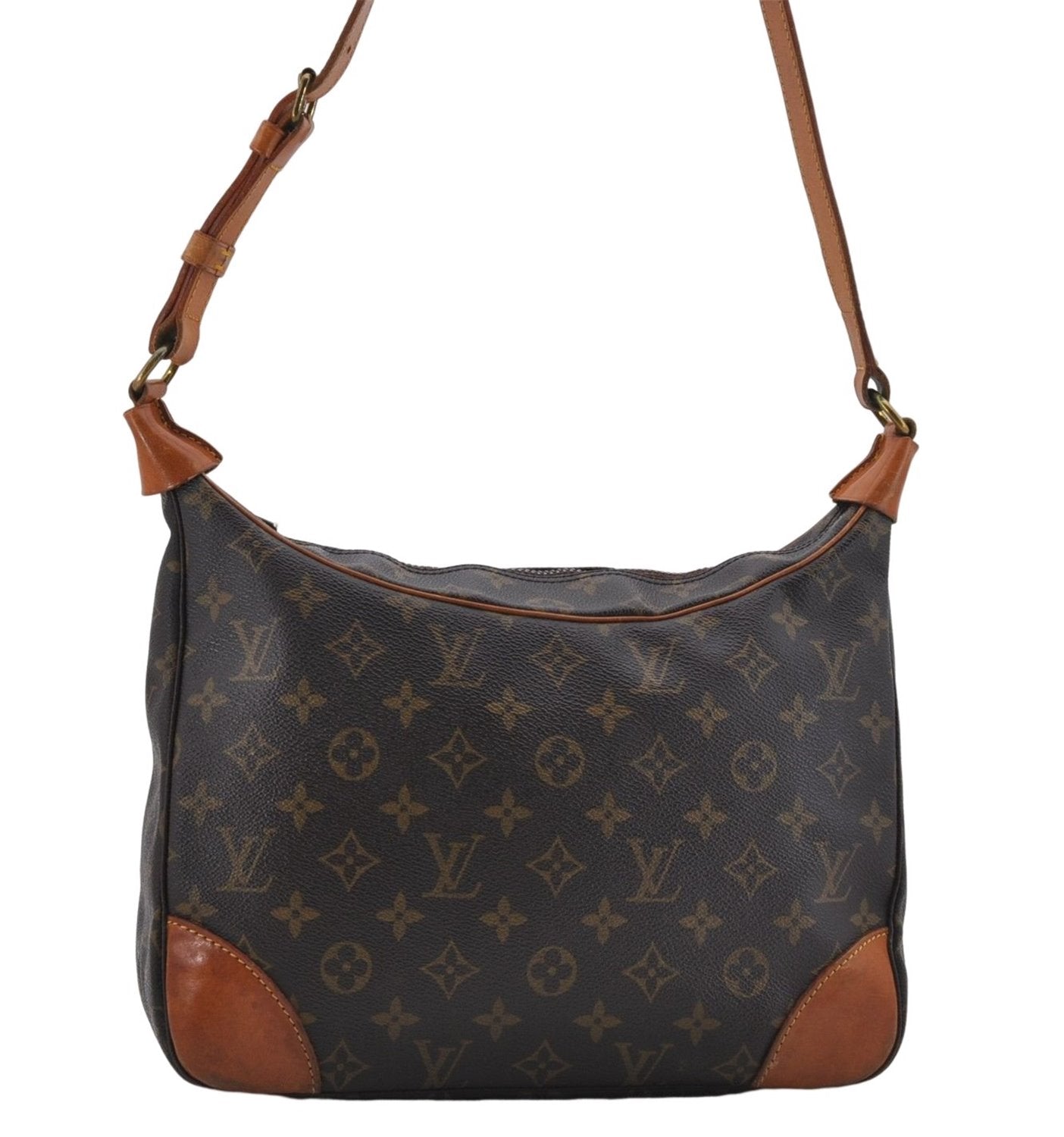 Auth Louis Vuitton Monogram Boulogne 30 Shoulder Cross Body Bag M52165 LV 7928D