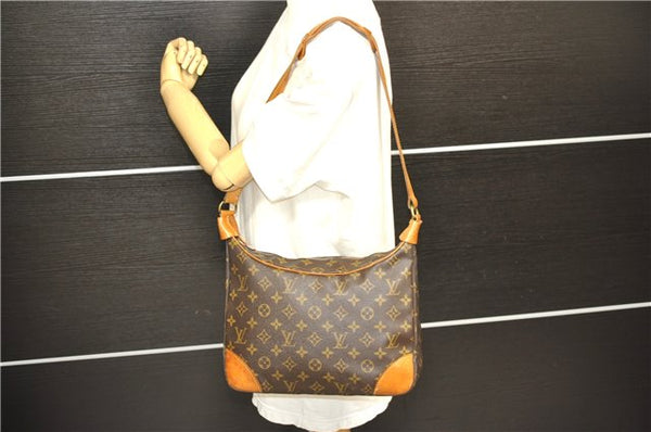 Auth Louis Vuitton Monogram Boulogne 30 Shoulder Cross Body Bag M52165 LV 7928D