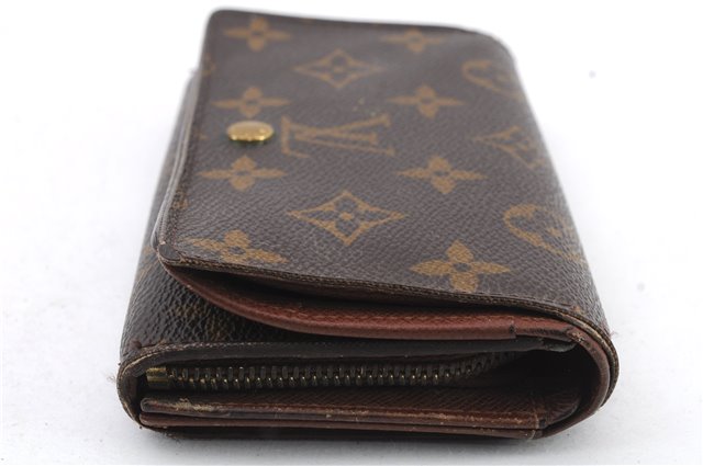 Auth LOUIS VUITTON Monogram Porte Monnaie Billets Tresor Wallet M61730 LV 7933C