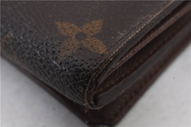 Auth LOUIS VUITTON Monogram Porte Monnaie Billets Tresor Wallet M61730 LV 7933C