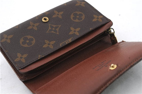 Auth LOUIS VUITTON Monogram Porte Monnaie Billets Tresor Wallet M61730 LV 7933C