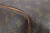 Auth Louis Vuitton Monogram Keepall Bandouliere 55 Boston Bag M41414 LV 7934D