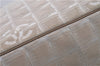 Authentic CHANEL New Travel Line Shoulder Tote Bag Nylon Leather Beige 7935D