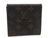 Auth LOUIS VUITTON Monogram Porte Monnaie Billets Bifold Wallet M61660 LV 7941C