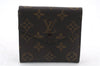 Auth LOUIS VUITTON Monogram Porte Monnaie Billets Bifold Wallet M61660 LV 7941C