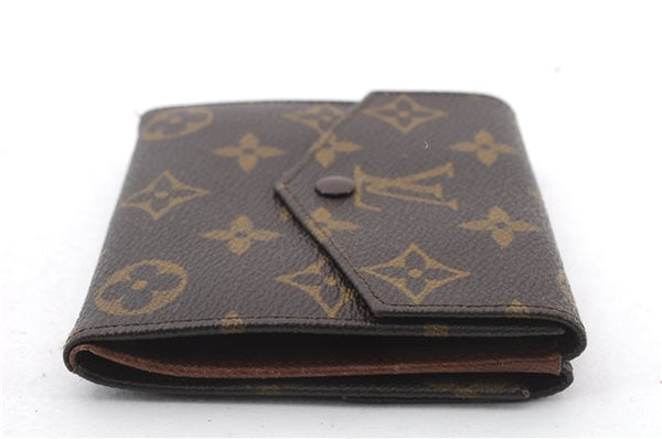 Auth LOUIS VUITTON Monogram Porte Monnaie Billets Bifold Wallet M61660 LV 7941C