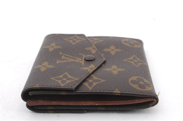 Auth LOUIS VUITTON Monogram Porte Monnaie Billets Bifold Wallet M61660 LV 7941C