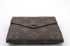 Auth LOUIS VUITTON Monogram Porte Monnaie Billets Bifold Wallet M61660 LV 7941C