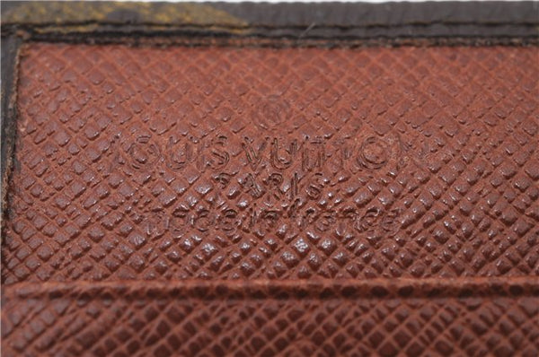 Auth LOUIS VUITTON Monogram Porte Monnaie Billets Bifold Wallet M61660 LV 7941C