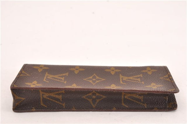 Authentic Louis Vuitton Monogram Etui Lunette Simple M62962 Glasses Case 7943F