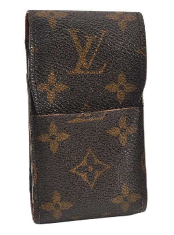 Authentic Louis Vuitton Monogram Etui Cigarette Case M63024 LV 7954F
