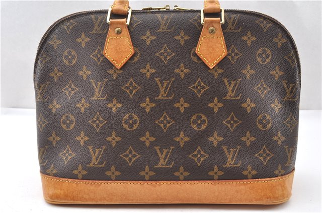 Authentic Louis Vuitton Monogram Alma Hand Bag Purse M51130 LV 7957F