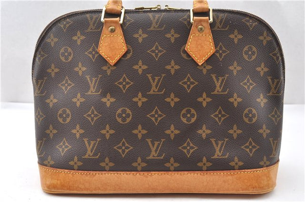 Authentic Louis Vuitton Monogram Alma Hand Bag Purse M51130 LV 7957F