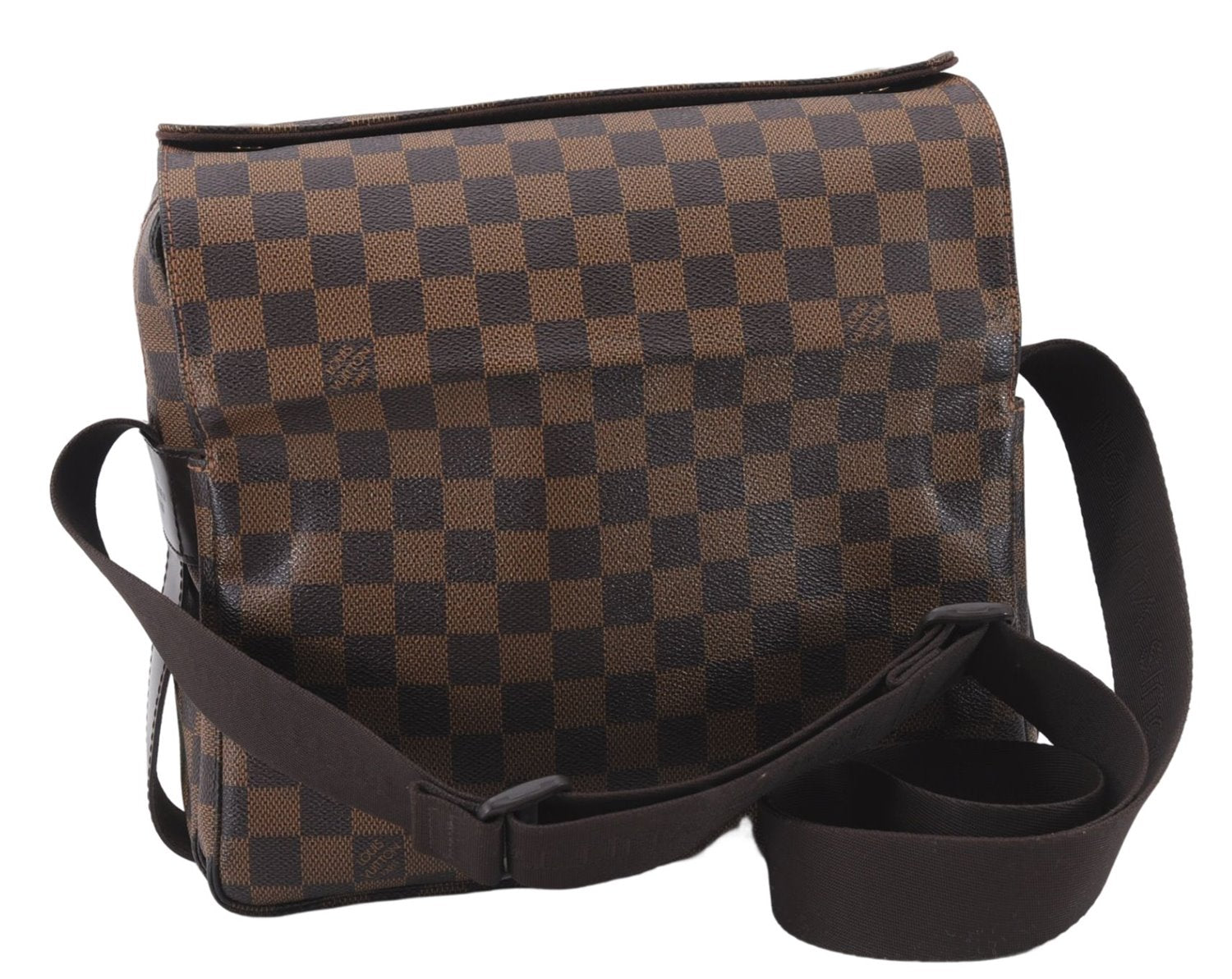 Authentic Louis Vuitton Damier Naviglio Shoulder Cross Body Bag N45255 LV 7958E