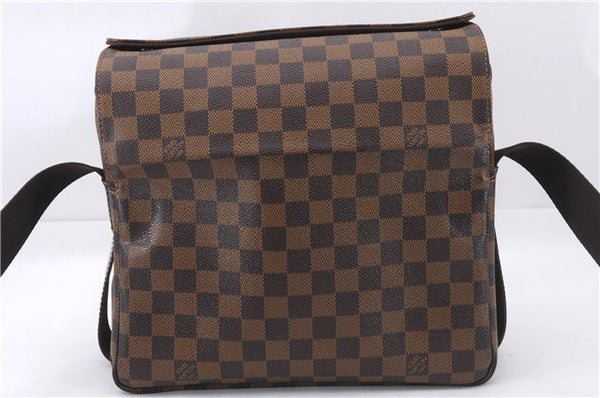 Authentic Louis Vuitton Damier Naviglio Shoulder Cross Body Bag N45255 LV 7958E
