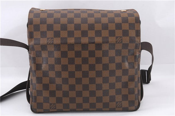 Authentic Louis Vuitton Damier Naviglio Shoulder Cross Body Bag N45255 LV 7958E