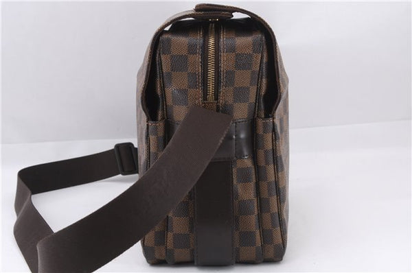 Authentic Louis Vuitton Damier Naviglio Shoulder Cross Body Bag N45255 LV 7958E