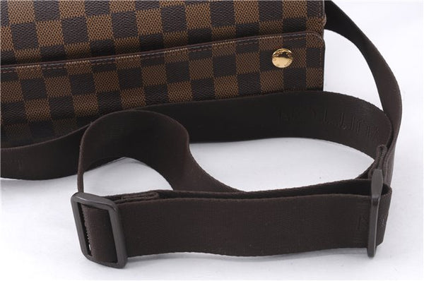 Authentic Louis Vuitton Damier Naviglio Shoulder Cross Body Bag N45255 LV 7958E