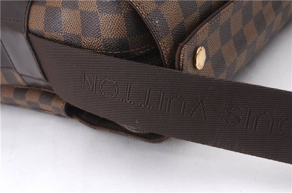 Authentic Louis Vuitton Damier Naviglio Shoulder Cross Body Bag N45255 LV 7958E