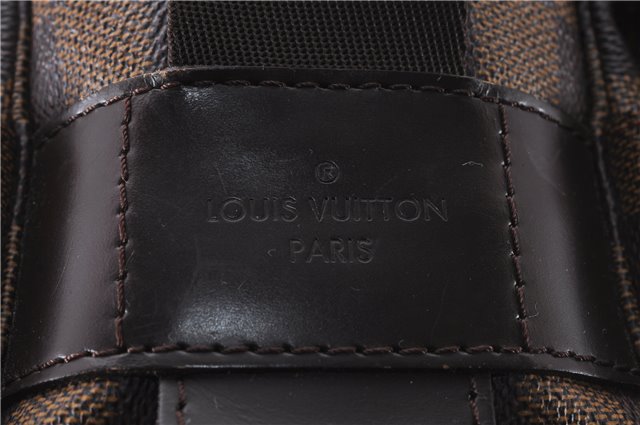 Authentic Louis Vuitton Damier Naviglio Shoulder Cross Body Bag N45255 LV 7958E