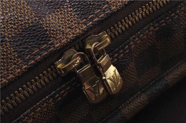 Authentic Louis Vuitton Damier Naviglio Shoulder Cross Body Bag N45255 LV 7958E