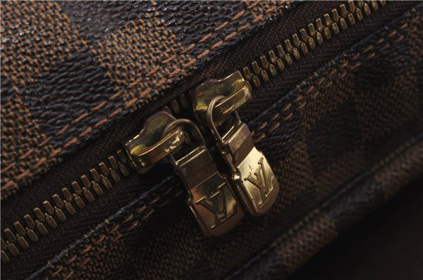 Authentic Louis Vuitton Damier Naviglio Shoulder Cross Body Bag N45255 LV 7958E
