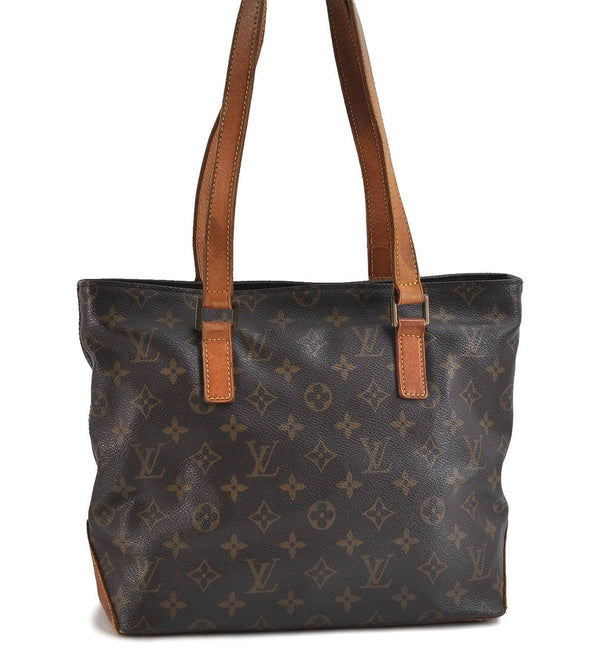 Authentic LOUIS VUITTON Monogram Cabas Piano Tote Bag M51148 LV 7959C