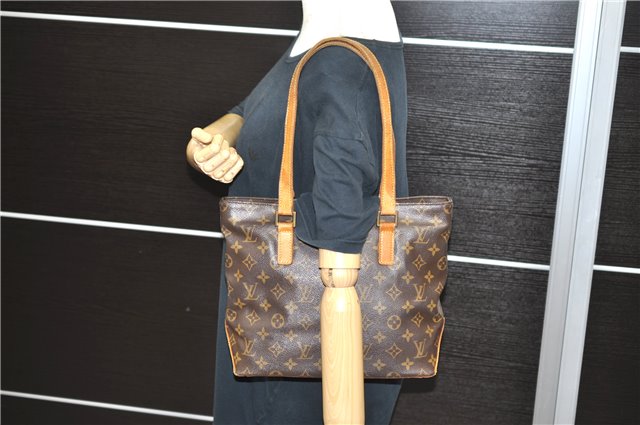 Authentic LOUIS VUITTON Monogram Cabas Piano Tote Bag M51148 LV 7959C