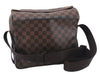 Authentic Louis Vuitton Damier Naviglio Shoulder Cross Body Bag N45255 LV 7961E