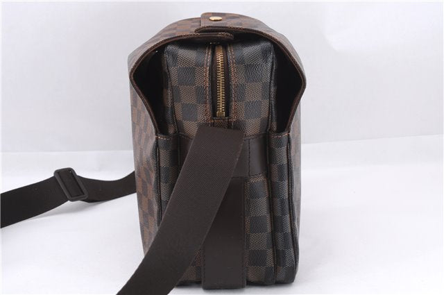 Authentic Louis Vuitton Damier Naviglio Shoulder Cross Body Bag N45255 LV 7961E