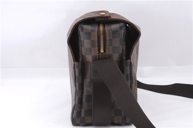 Authentic Louis Vuitton Damier Naviglio Shoulder Cross Body Bag N45255 LV 7961E