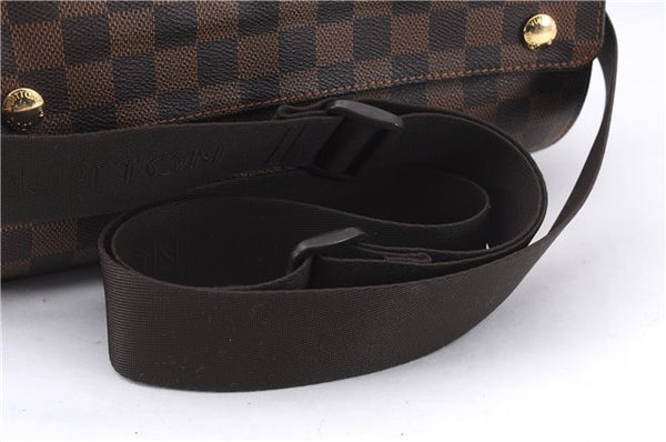 Authentic Louis Vuitton Damier Naviglio Shoulder Cross Body Bag N45255 LV 7961E