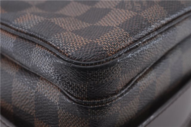 Authentic Louis Vuitton Damier Naviglio Shoulder Cross Body Bag N45255 LV 7961E