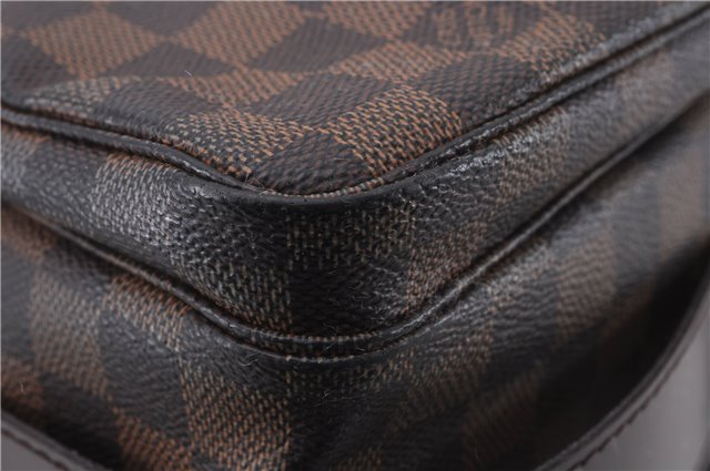 Authentic Louis Vuitton Damier Naviglio Shoulder Cross Body Bag N45255 LV 7961E