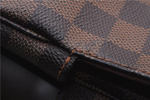 Authentic Louis Vuitton Damier Naviglio Shoulder Cross Body Bag N45255 LV 7961E