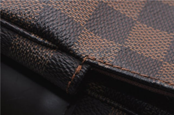 Authentic Louis Vuitton Damier Naviglio Shoulder Cross Body Bag N45255 LV 7961E